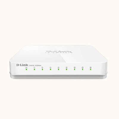 D-Link8-Port Gigabit Easy Desktop Switch (DGS-1008A) New - Buy Online India