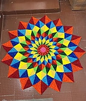 Rangoli Mat - D002 - 3 feet
