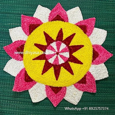 Rangoli Mat - 3D007 - 3 feet