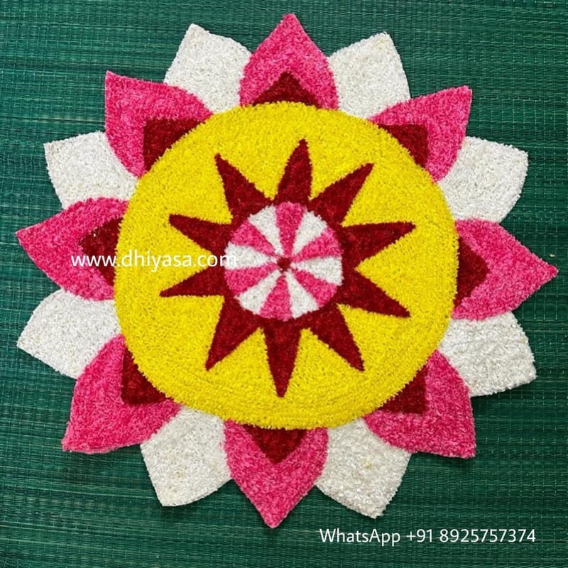 Rangoli Mat - 3D007 - 3 feet