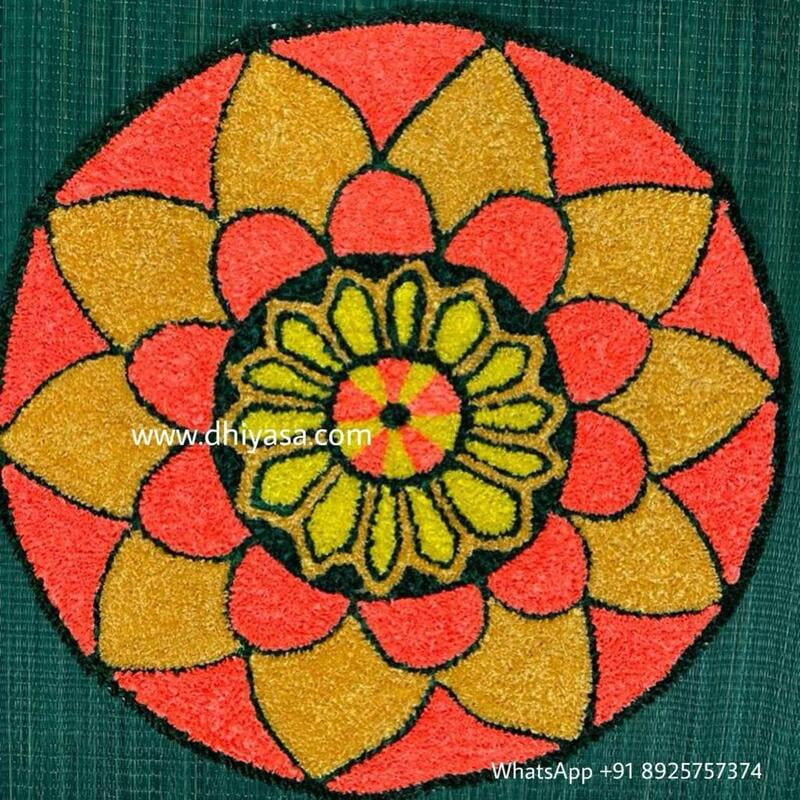 Rangoli Mat - 3D013 - 3 feet