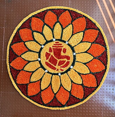 Rangoli Mat - D028