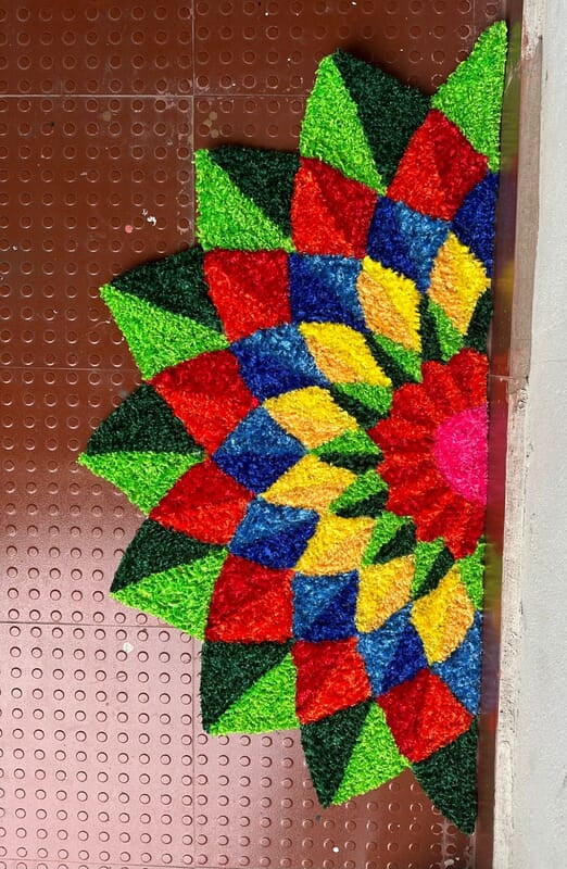 Rangoli Mat D047