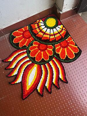 Rangoli mat - D055