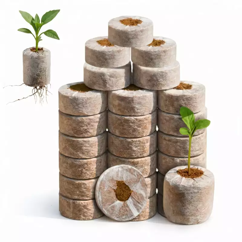 Coir Disc – Compact Coco Peat Disc for Seed Germination