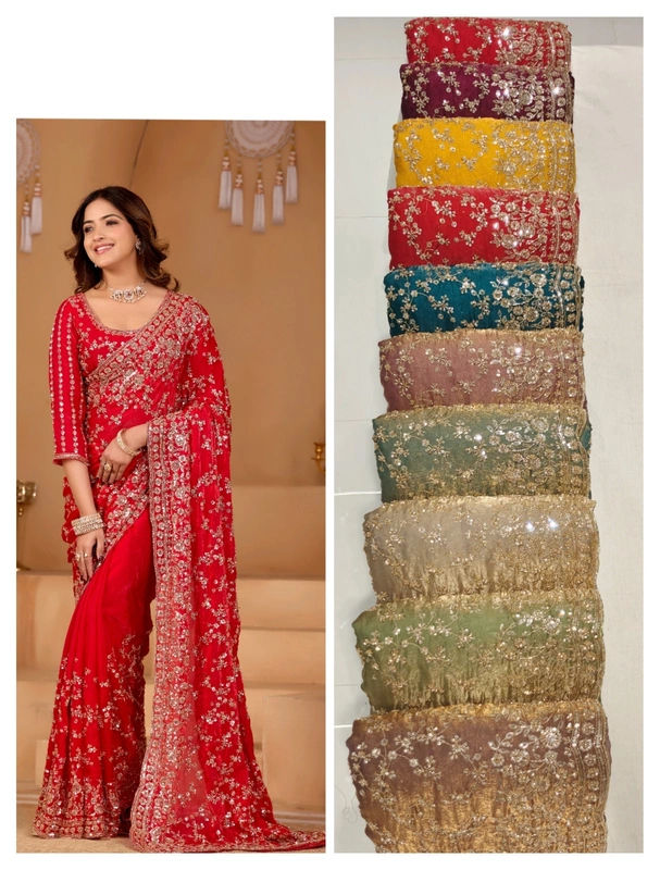 Silk Saree ThreadWork Jarkan-D1049 RC