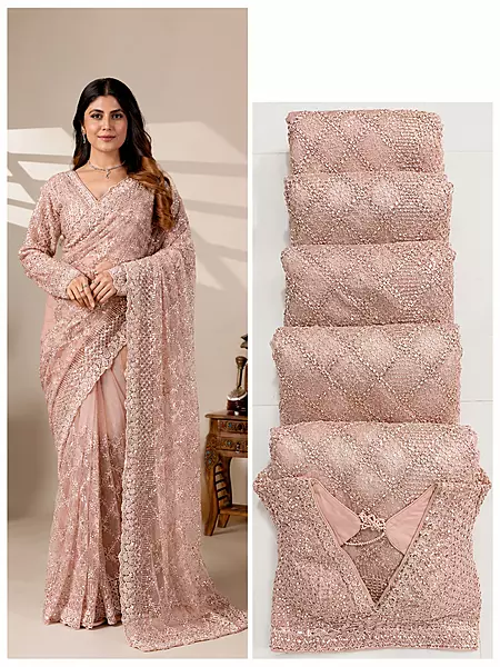 Silk Saree ThreadWork Jarkan-D1065 BC