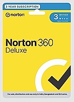 Norton 360 Standard |3 User 3 Year|Total Security for PC, Mac, Android or iOS | PC Cloud Back Up