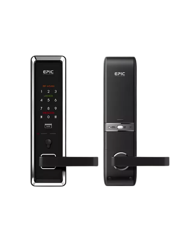 Epic ES-K70 Password, RFID Card and Mechanical Key Operated Digital Door Lock