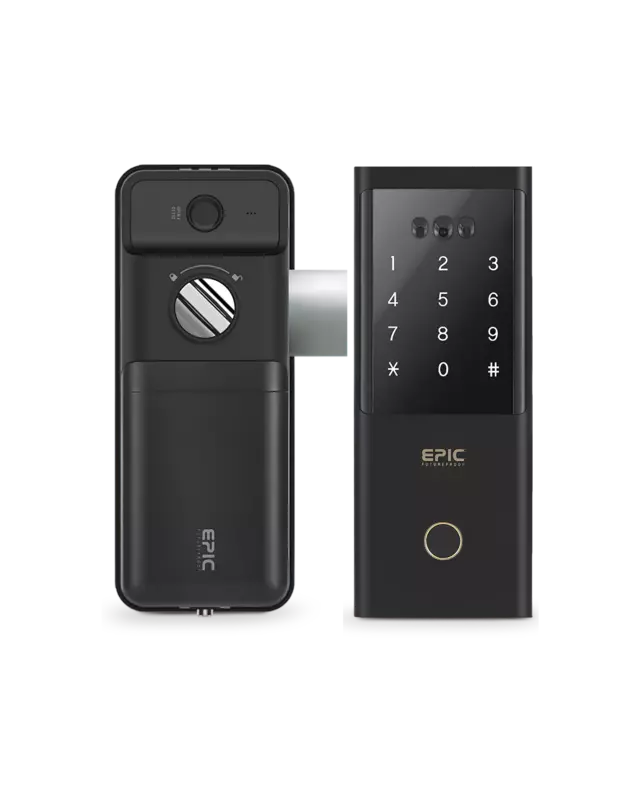 Epic ES - S510D Digital Door Locks, Pin Number, Fingerprint, Face Recognition, SmartApp