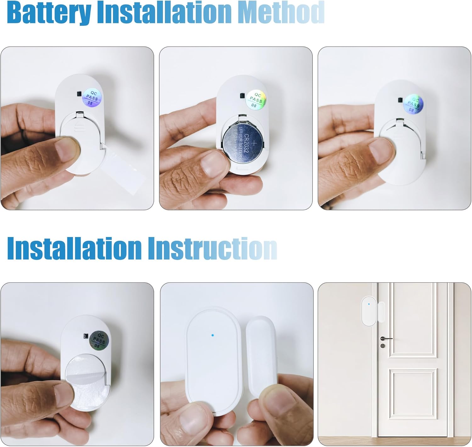 Avance Wireless (RF 433MHz, not Wifi) Long Range Door Window Sensor. Compatible With Avance Alarm System Control Panel Only . Does Not Work With Wifi On Stanalone Basis. Compatible with Alexa
