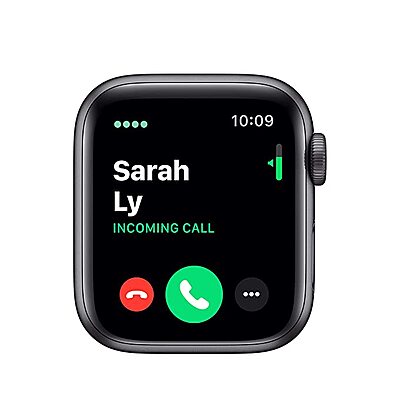 Apple Watch Series 5 (GPS + Cellular, 40mm) - Space Gray Aluminium Case with Black Sport Band