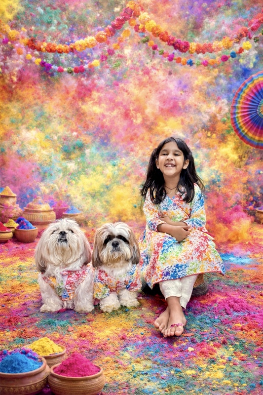 Siblings Holi Twinning Set