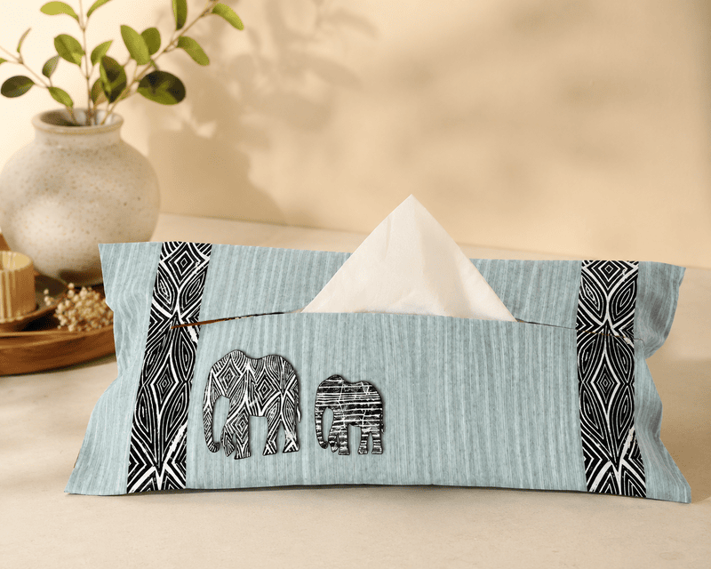 ELEPHANT FABRIC TISSUE COVER