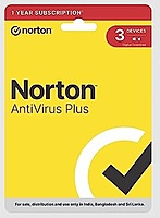 Norton Antivirus Plus | 3 Users 1 Year |Additionally Includes Smart Firewall, Password Manager & PC Cloud Back Up