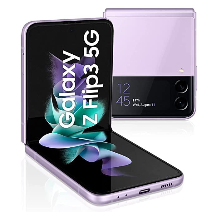 Samsung Galaxy Z Flip3 5G (Lavender, 8GB RAM, 128GB Storage) Samsung Galaxy Z Flip3 5G (Lavender, 8GB RAM, 128GB Storage)