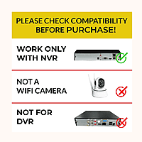 CP Plus 4MP Full HD IP Indoor Dome Camera | STQC Model | CP-UNC-DA41L3C-D-LQ | Built-in Mic | Color Night Vision | IR Night Vision | 3.6mm Fixed Lens | PoE | Compatible with NVR only