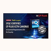 CP Plus 4MP Full HD IP Indoor Dome Camera | STQC Model | CP-UNC-DA41L3C-D-LQ | Built-in Mic | Color Night Vision | IR Night Vision | 3.6mm Fixed Lens | PoE | Compatible with NVR only