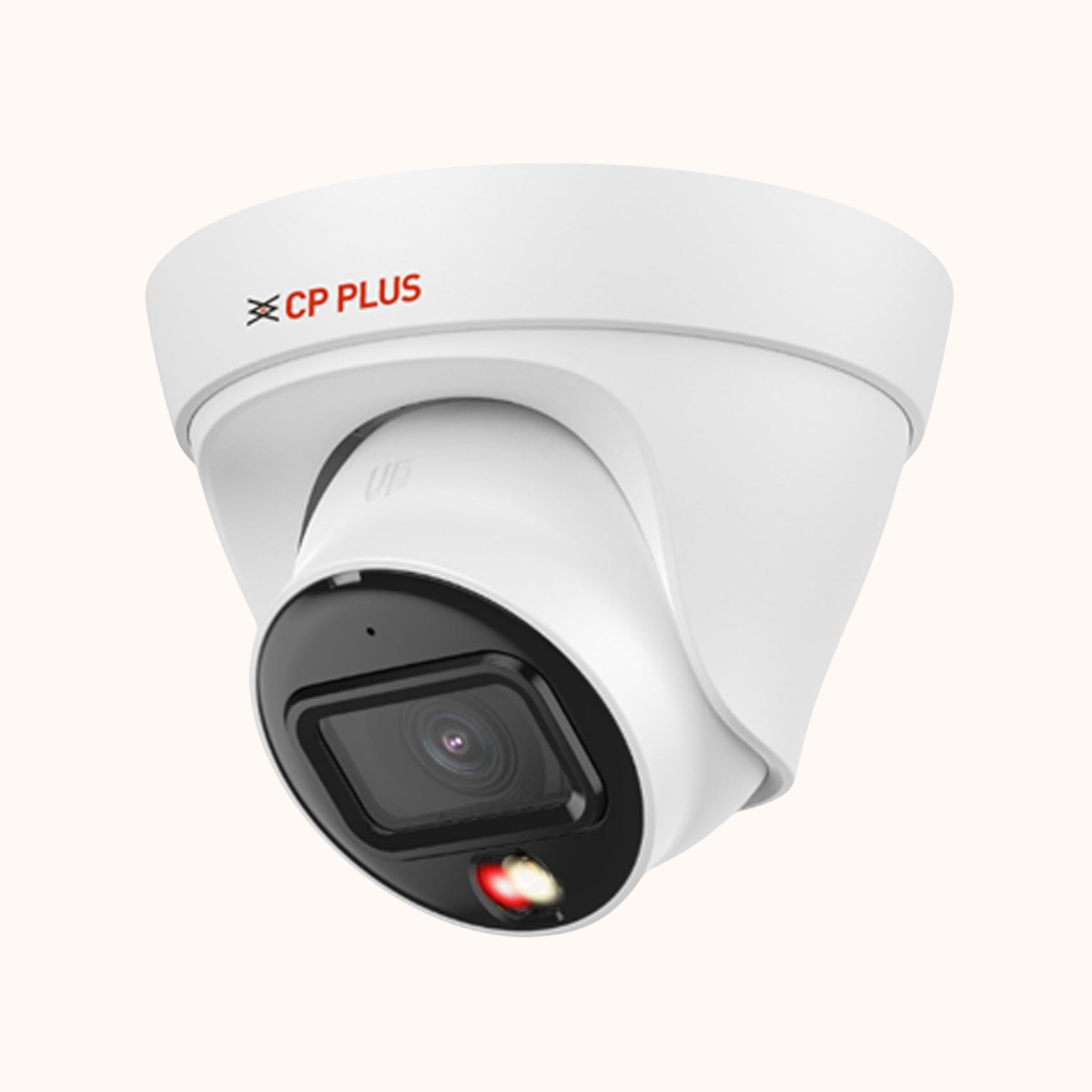 CP Plus 4MP Full HD IP Indoor Dome Camera | STQC Model | CP-UNC-DA41L3C-D-LQ | Built-in Mic | Color Night Vision | IR Night Vision | 3.6mm Fixed Lens | PoE | Compatible with NVR only