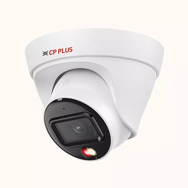 CP Plus 4MP Full HD IP Indoor Dome Camera | STQC Model | CP-UNC-DA41L3C-D-LQ | Built-in Mic | Color Night Vision | IR Night Vision | 3.6mm Fixed Lens | PoE | Compatible with NVR only