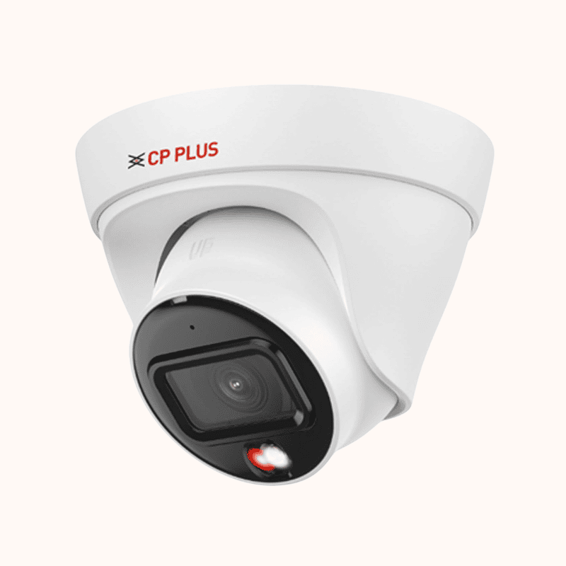 CP Plus 4MP Full HD IP Indoor Dome Camera | STQC Model | CP-UNC-DA41L3C-D-LQ | Built-in Mic | Color Night Vision | IR Night Vision | 3.6mm Fixed Lens | PoE | Compatible with NVR only