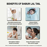 DABUR LAL TAIL AYURVEDIC BABY MASSAGE OIL 50ML