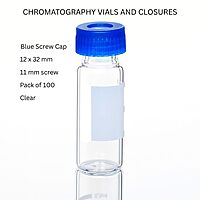 CHROMATOGRAPHY VIALS AND CLOSURES - Vial 2 ml, 12x32 mm, 11 mm (Pk. of 100)