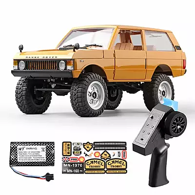 MN168 1:12 Scale 4WD RC Rock Crawler – Range Rover Classic 1970 Style Off-Road SUV | 2.4GHz RTR Remote Control Car