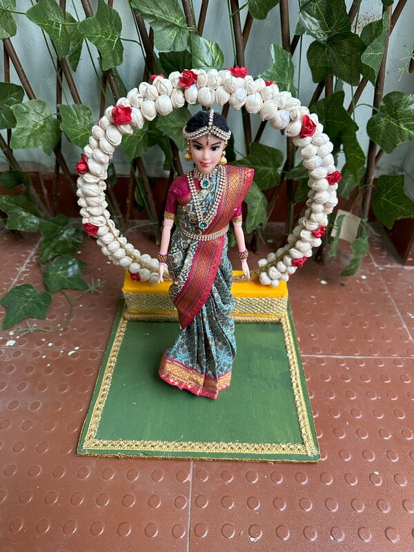 Half Saree Doll Set