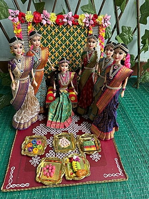 Half Saree Doll Set 4