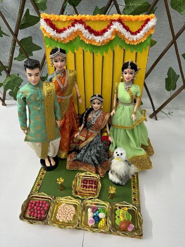 Half Saree Doll Set 6