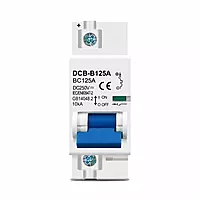 125A 1-Pole DC MCB – 250VB Curve MCB for PV/Solar Systems & Battery | 10kA Breaking Capacity