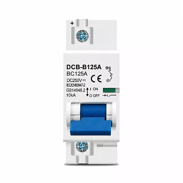 125A 1-Pole DC MCB – 250VB Curve MCB for PV/Solar Systems & Battery | 10kA Breaking Capacity
