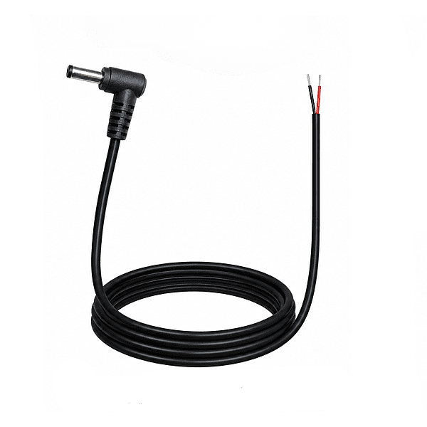 DC Male (4.0x1.2)mm to Pigtail (Open ended) L- shape - 1.2m