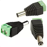 DC Power Jack Female Connector with 2 pin Screw Terminal (5.5 x 2.1 mm) For CCTV Camera