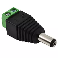 DC Power Jack Female Connector with 2 pin Screw Terminal (5.5 x 2.1 mm) For CCTV Camera