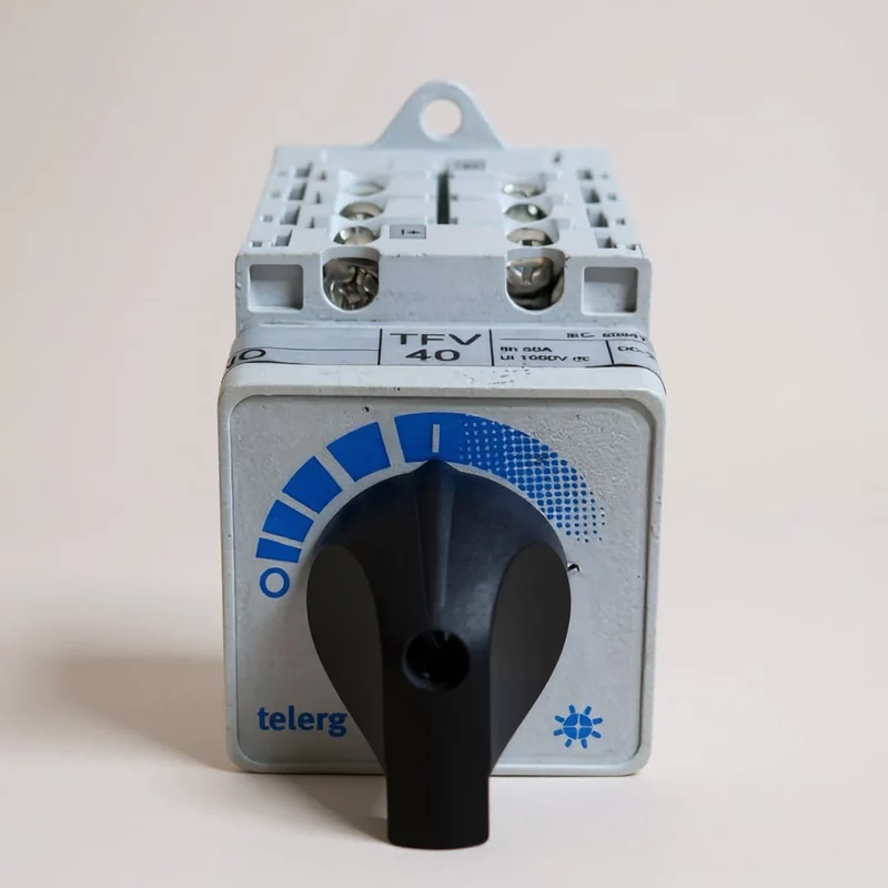 Telerg TFV40 DC Rotary Isolator Switch (4 Pole Series – 40A)) [Refurbished]