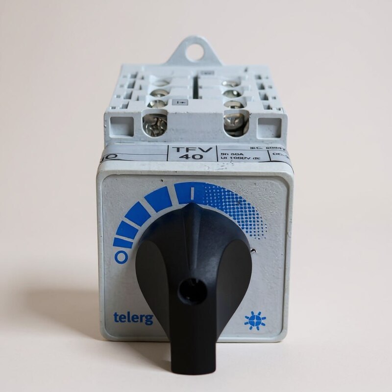 Telerg TFV40 DC Rotary Isolator Switch (4 Pole Series – 40A)) [Refurbished]