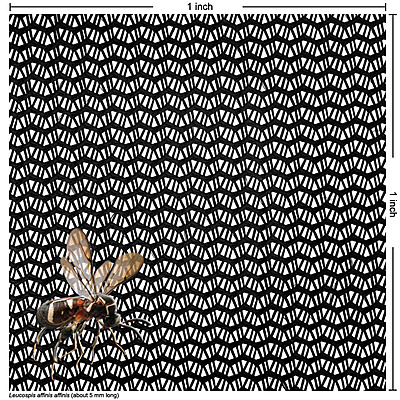 Insect Net with various colors and pore sizes