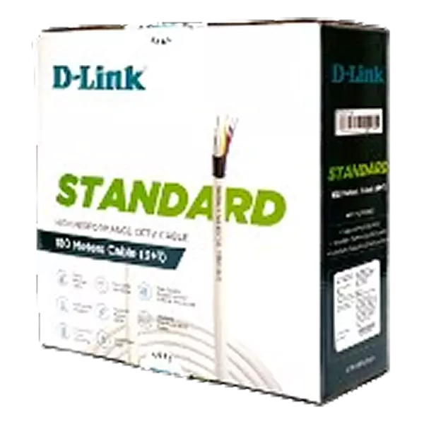 D-LINK CCTV CABLE180 MTRS 3+1 STANDARD DDC-CAL 180