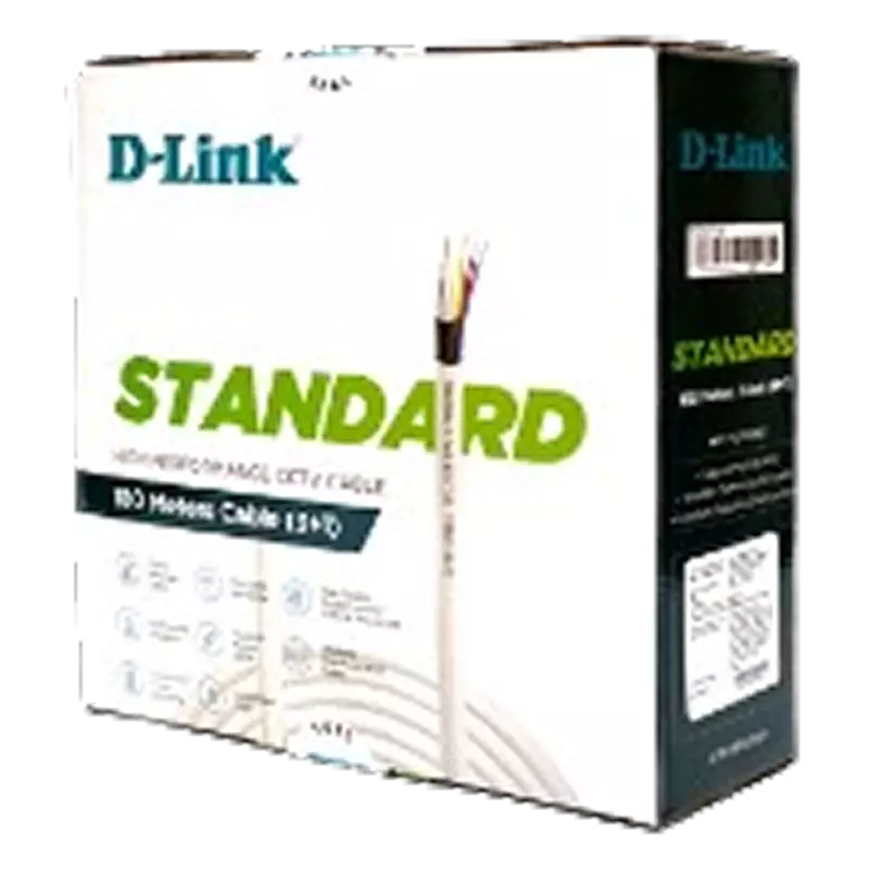 D-LINK CCTV CABLE180 MTRS 3+1 STANDARD DDC-CAL 180