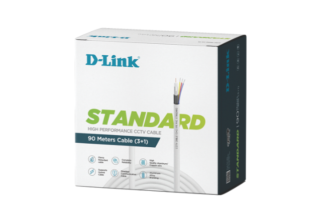 Dlink 3+1 Cable 90 Meter - Standard DCC-CAL-90