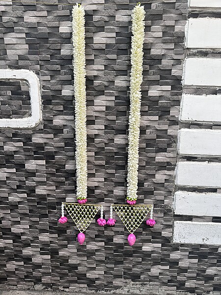 Triangle shape garland