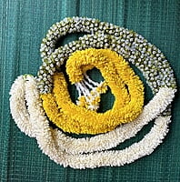 Cloth Garland With Plastic Jasmine