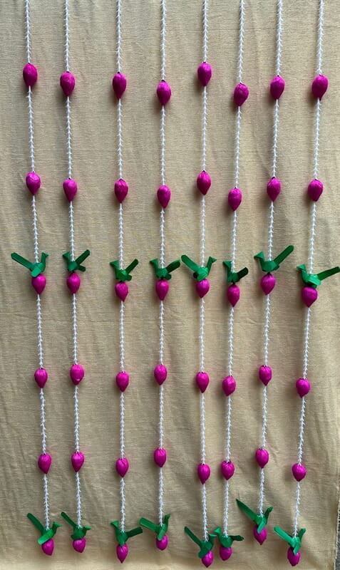 Lotus bud with lilly string