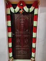Cloth garland door set - 8