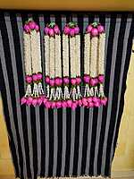 Cloth garland bud hanging