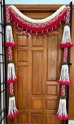 Cloth garland door set 10
