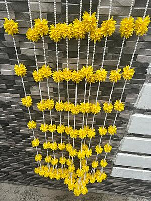 Cloth with beads string