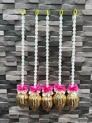 Gold Lotus with Plastic String